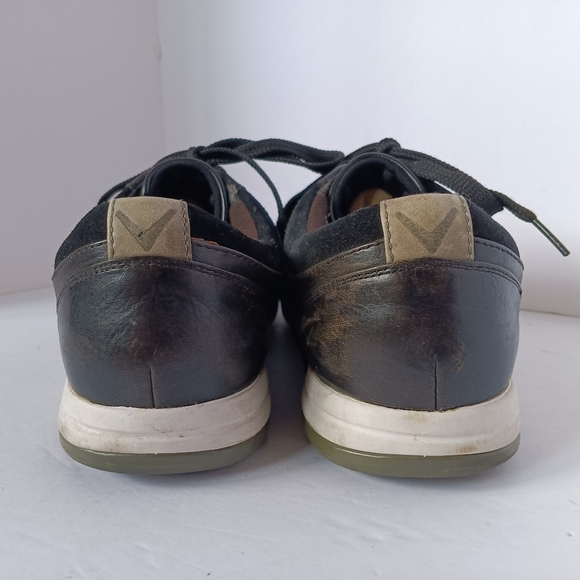 🖤 Callaway Ortholite Mens Golf Shoes Black Leather 9.5 - Picture 7 of 15